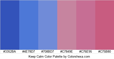 Keep Calm Color Colors Logo