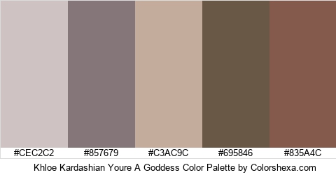 Khloe Kardashian Youre A Goddess Color Colors Logo