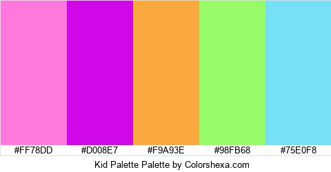 Kid Palette Colors Logo