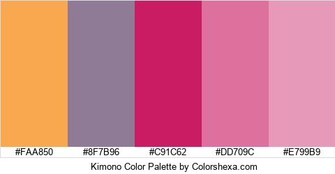 Kimono Color Colors Logo