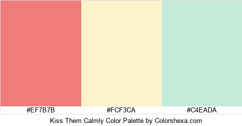 Kiss Them Calmly Color Colors Logo