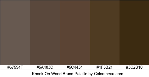 Knock On Wood Brand Colors Logo