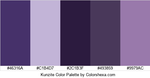 Kunzite Color Colors Logo