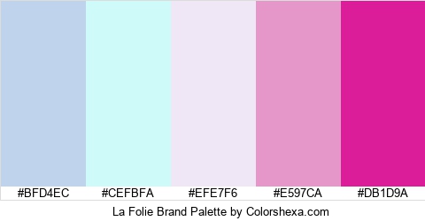 La Folie Brand Colors Logo
