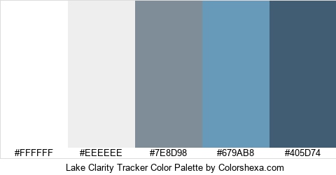 Lake Clarity Tracker Color Colors Logo