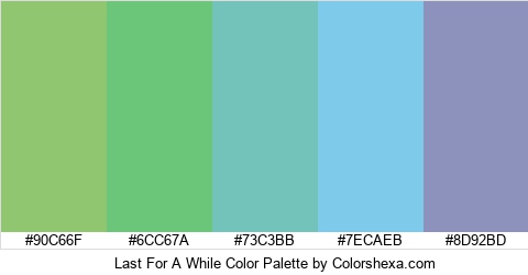 Last For A While Color Colors Logo