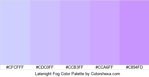 Latenight Fog Color Colors Logo