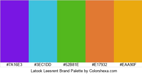 Latook Leesrent Brand Colors Logo
