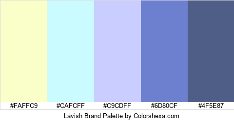 Lavish Brand Colors Logo