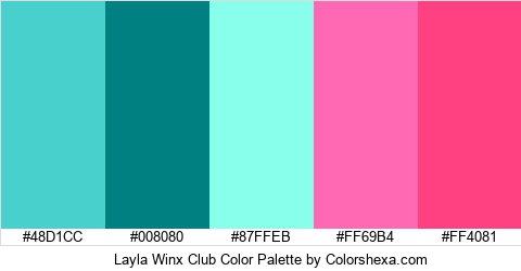 Layla Winx Club Color Colors Logo