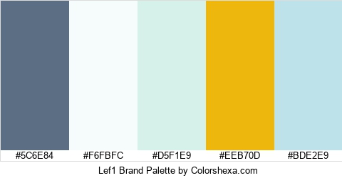 Lef1 Brand Colors Logo