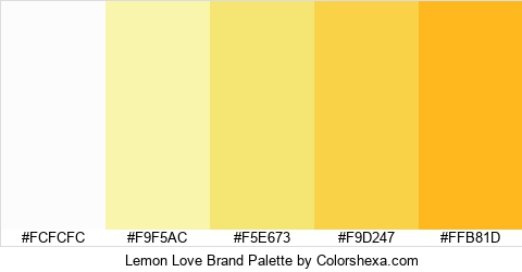 Lemon Love Brand Colors Logo