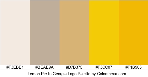 Lemon Pie In Georgia Logo Colors Logo