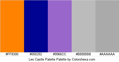 Leo Castle Palette Colors Logo