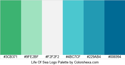 Life Of Sea Logo Colors Logo