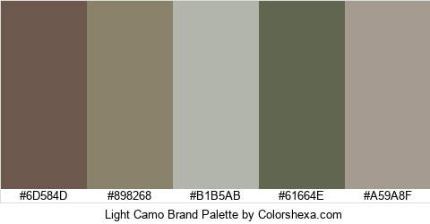 Light Camo Brand Colors Logo
