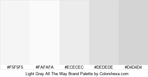 Light Gray All The Way Brand Colors Logo