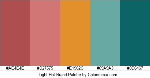 Light Hot Brand Colors Logo