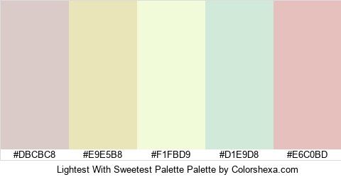 Lightest With Sweetest Palette Colors Logo
