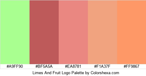 Limes And Fruit Logo Colors Logo