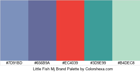 Little Fish Mj Brand Colors Logo