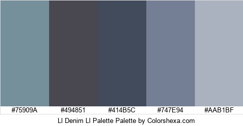 Ll Denim Ll Palette Colors Logo