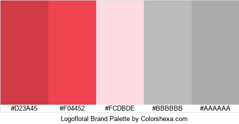 Logofloral Brand Colors Logo