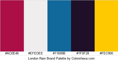 London Rain Brand Colors Logo