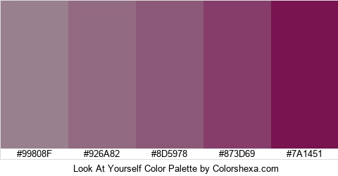 Look At Yourself Color Colors Logo