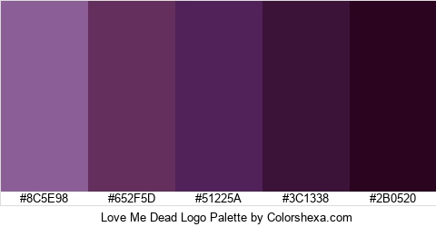 Love Me Dead Logo Colors Logo