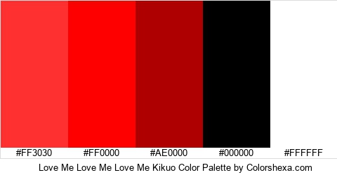Love Me Love Me Love Me Kikuo Color Colors Logo