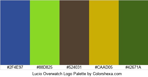 Lucio Overwatch Logo Colors Logo
