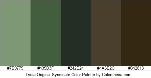 Lydia Original Syndicate Color Colors Logo