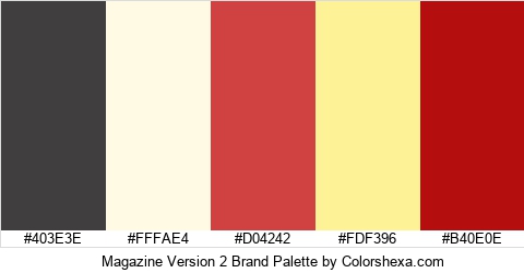 Magazine Version 2 Brand Colors Logo