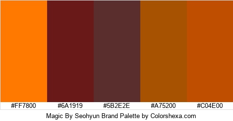 Magic By Seohyun Brand Colors Logo