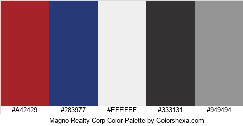 Magno Realty Corp Color Colors Logo