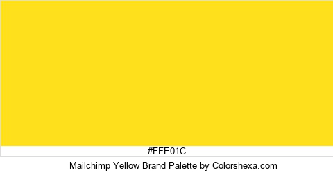 Mailchimp Yellow Brand Colors Logo