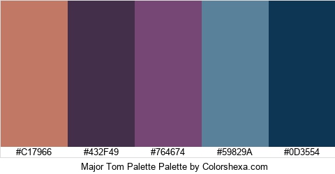 Major Tom Palette Colors Logo
