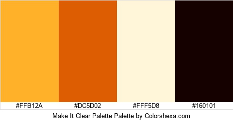 Make It Clear Palette Colors Logo
