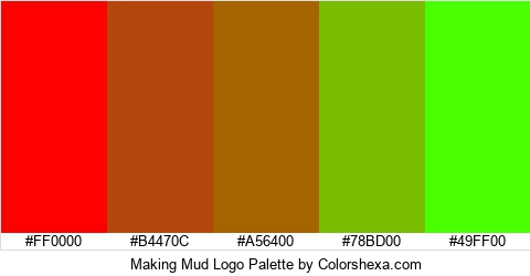 Making Mud Logo Colors Logo