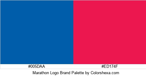 Marathon Logo Brand Colors Logo