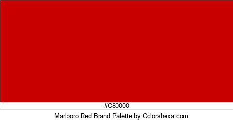 Marlboro Red Brand Colors Logo