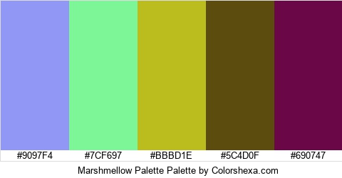Marshmellow Palette Colors Logo