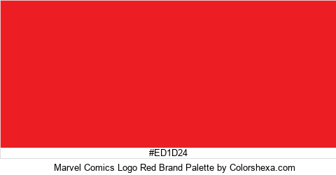 Marvel Comics Logo Red Brand Colors Logo