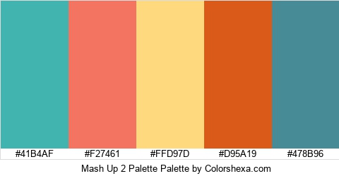 Mash Up 2 Palette Colors Logo