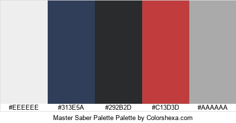 Master Saber Palette Colors Logo