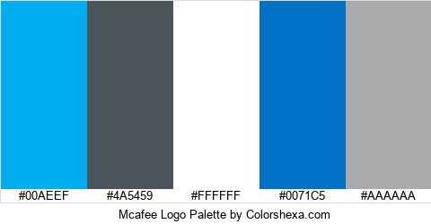 Mcafee Logo Colors Logo