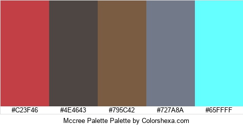 Mccree Palette Colors Logo