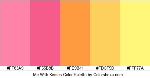 Me With Kisses Color Colors Logo