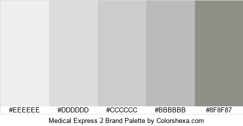Medical Express 2 Brand Colors Logo